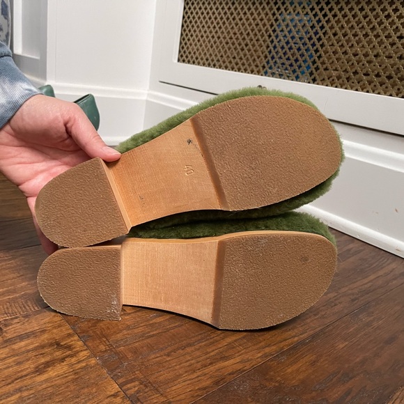 Swedish Hasbeens Fluff Clogs from Anthropologie - Picture 5 of 7